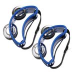 VICASKY 2 pedal zili çalkalayıcı perküsyon tef tokmak ile el davul vurmalı çalgılar vurmalı çocuklar vurmalı müzik aleti bebek müzikal davul plastik Blue