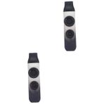VICASKY 2 Takım Çift Delik Kazoo Yetişkinler Için Müzik Aletleri Acemi Kazoos Taşınabilir Kazoo Metal Kazoo Gitar Çocuk Yüksek Teknoloji Ürünü Plastik Malzeme Bakır Boru Müzik Aleti