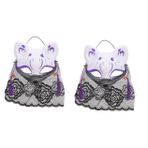 VICASKY 2 Tilki Maskesi Tilki Cosplay Maske Karnaval Maskesi Hayvanlar Parti Için Maske Dekoratif Maske Prop Komik Maske Masquerade Parti Maskesi Parti Temalı Maske Taşınabilir Parti