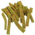 VICASKY 20 Adet Simüle Edilmiş Mini Çiçek Çalıları Sahte Çim Kilim Simüle Çim Süsleme Minyatür Çim Tutamları Plastik Çim Kümesi Masası Çiçek Kümesi Sahte Çim Levha Çiçekler Sünger