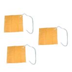 VICASKY 3 Parça Pikolo Temizlik Bezi Flüt Temizleme Bezi Trompet Kumaş Trompet Temizleme Mikrofiber Klarnet Saksafon Temizleme Bezi Yellow