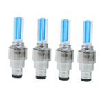 VICASKY 4 Adet Lastik Aksesuarları Bisiklet Vana Led El Feneri Lastik ışığı Bisiklet Vana ışıkları Araba Kapakları ışık Lastik Vana ışıkları Bisikletler Bisiklet ışıkları Şapka ışığı Teker