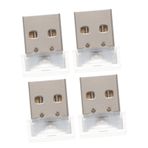 VICASKY 4 Adet Usb Ortam ışığı Otomotiv Atmosfer ışığı Mini Usb Disko ışığı Mini Usb Yılbaşı Ağacı Atmosfer Lambası Için Araba Mini Usb Led ışık Araba Otomatik Plastik Iç Mekan ışıkları