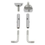 VICASKY 4 keman vidası keman çene desteği kelepçesi keman kelepçe keman parçaları keman çenelik aracı DIY keman yardımcıları kelepçelemek Aksesuarlar Viyola pirinç