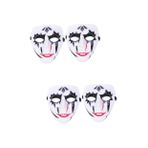 VICASKY 4 parti kostüm maskesi halloween decoration halloween mask hatıra maskesi parti maskesi parti yüz maskesi cadılar bayramı hayalet dansçı için maske cadılar bayramı maskesi