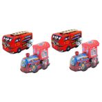 VICASKY 4 saat teneke oyuncak çocuk oyuncak playmobile retro oyuncaklar oyuncak araba teneke rüzgarlı tren teneke oyuncaklar saatli oyuncaklar tren kurmalı oyuncak demir kırmızı