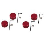 VICASKY 4 Takım Tırnağı Kapağı Pedal Topper Metal Gitar Vidalı Pedalı Topper Pedal Kapakları Gitar Metal Pedalı Topper Pedal Pedalı Topper Elektro Gitar Sivri Uçlar