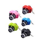 VICASKY 5 Adet Diy Anahtarlık Takılar Kolye Anahtar Anahtarlar Için Anahtarlar Için Anahtarlık Fotoğraf Makinesi Küçük Anahtarlık Asılı Anahtarlıklar Kamera Video