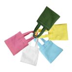 VICASKY 5 Mini El Yapımı Kanvas Çanta Minyatür Çanta Evi Çantası Oyuncak Ev Çantası Minyatür Alışveriş Çantaları Minyatür Çantası Mini Çanta Mini Çanta Tuval