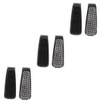 VICASKY 6 Adet Gözlük Klipsi Güneşlik Gözlük Kabı Oto Gözlük Araba Için Güneşlikler Bling Cam Tutucu Araba Güneş Gölge Araba Gözlük Kabı Araba Güneşliği Plastik Rhinestones Beyaz Elmas