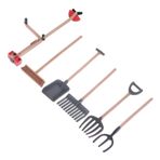 VICASKY 6 Adet Set Bahçe Aracı Süsü mini zen bahçe aksesuarları çocuklar için kitleri modeller teraryum kiti çiftlik aracı süsleme çiftlik aracı modeli masaüstü süs eşyaları Oyuncak