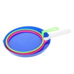 VICASKY 6 Kabarcık Sopa Açık Hava Yaz Oyuncakları Kendin Yap Baloncuk Yapıcı Kabarcık Kıvırma Çubuğu Kabarcık Yapma Değnek Dev Balon Dev Kabarcık Kiti Çocuklar Açık Oyuncaklar Plastik