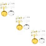 VICASKY 6 Takım Küçük Mutfak Eşyaları Çocuklar Kız Oyuncakları Mini Için Dekorasyon Masaüstü Aksesuarları Minyatür Çatal Kaşık Mini Mutfak Gümüş Mini Ocak Toplamak Kostüm Oyunu Plastik