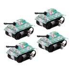 VICASKY 8 Küçük Demir Tank Çocuk Oyuncak Mini Tank Oyuncakları Mini Tank Oyuncakları Kurmalı Oyuncaklar Eğitici Oyuncak Çok Mini Tank Oyuncakları Mini Tankoyuncaklar Saat