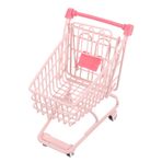 VICASKY Alışveriş Sepeti Dükkanı Bebekler Için Küçük Alışveriş Sepeti Çocuk Alışveriş Sepeti Mini Kablolu Sepet Buggy Mini Market Arabası Çeşitli