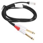 VICASKY Dönüştürücü Ayırıcı Lokma Takımı Seti Kablosu Mikrofon Teli Yeniden Kullanılabilir Usb Cden 1/4e Araç Tampon Boyası Çekmece Için Bıçak Tutucu Kulaklık Adaptörü Araba İletim Hattı