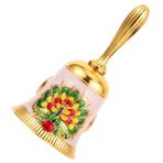 VICASKY El Zili Resepsiyon Masası Zili Oyun Zili Masa Yüksek Sesli Çanlar Tapınak Çanı Vintage El Çanları Çay Zili El Yemek Zili Zil Sesi Ritim Zilleri El Basın Alaşım Bebek Çalışma Masası