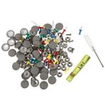 VICASKY Erkek Çanta 50Pcs Ara? ?at? Onar? Kiti Otomatik Araba Tavan Kapan? Pimi Toka Vidas? Kiti Tavan Onar? Per?inleri Tavan D??emesi Onar? Dü?mesi Magnet Telefon Tutucu ıknatıs
