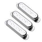 VICASKY Gitar Pikap 3 Parça Pikap Kapağı Pikap Kapakları Humbucker Kapakları Humbucker Çerçevesi Bas Köprüsü Kapağı Manyetikler Bas Aksesuarları Pickguard Pirinç Gitar Metal