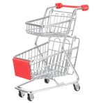 VICASKY küçük alışveriş sepeti minyatür alışveriş sepeti mini araba Mini alışveriş arabası Süpermarket arabası oyuncak mini alışveriş sepeti mini alışveriş market arabası dövme demir