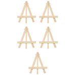 VICASKY Kumpas Anahtarlık Dollhouse Mini Ah? ??vale: 8 Adet Minyatür Ya?l? ??vale Tuval Sanat Stand? Akrilik Boyama F?r?a Dollhouse Mobilya Aksesuarlar? Topraklama Çubuğu Bakır