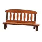 VICASKY Mini Ahşap Kanepe Modeli Sandalye Modeli Prop Minyatür Bahçe Bankı Mobilya Mini Bahçe Bankı Minyatür Sandalye Mini Evi Minyatür Süs Sahne Bambu Vintage
