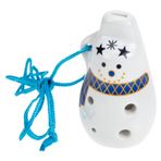 VICASKY Porselen Flüt Profesyonel Çin Flüt Eski Xun Saman Ateşi Ocarina 6 Delikli Soprano Rüzgar Müziği 6 Delikli Ocarina 6 Delikli Tenor Ocarina Alto C'de Ocarina Kil Çocuk Nota Seramik