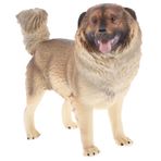 VICASKY Tv Standı Köpek Yavrusu Modeli Süs Gerçekçi Köpek Modeli Oyuncaklar Köpek Heykelcik Gerçekçi Masaüstü Dekoru Alman Çoban Heykelleri Varlık Çocuk Almanya Fotoğraf Plastik