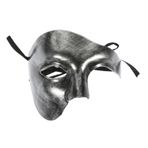 VICASKY Yarım Yüz Tek Göz Maskesi Maskeli Balo Kızlar Için Cadılar Bayramı Kostümleri Kız Kostümleri Hassas Maske Prop Hayalet Maske Cadılar Bayramı Maskesi Balo Sahne Silver Karın Kası