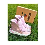 Vicco 21K.368 Pudra Renk Kürklü Bilek Boy Kalın Taban Unisex Çocuk Botu