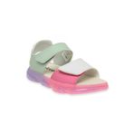 VİCCO 321.P24Y223 Laura Patik Phylon Işıklı Sandal Çok Renkli Kız Çocuk Sandalet, 2711 MİNT-Beyaz, 30