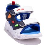 Vicco 321F24Y204 Hilda Mavi Ortopedik Günlük Işıklı Erkek Çocuk Spor Sandalet MAVİ 26