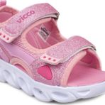 Vicco 332.B21Y189 Roy Phylon Işıklı Pembe Kız Çocuk Sandalet