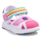 Vicco 332P24Y202 Flow II Ortopedik Günlük Beyaz Pembe Kız Çocuk Spor Sandalet