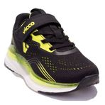 Vicco 346F24Y113 Nebula Ortopedik Siyah Yeşil Erkek Çocuk Spor Ayakkabı