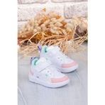 Vicco 946.B25K.439 Beyaz Pembe Nita Rahat Haif Kız Çocuk Bot