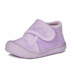 Vicco 959-B19K-446 Lila Renk Rahat Kalıp Cırt Cırtlı Yarım Bilek Unisex Bebek Pandufu
