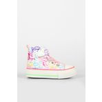 Vicco Ada Desenli Kız Bebek Beyaz/pembe Sneaker