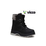 Vicco Alexis Kürklü Ortopedik Çocuk Bot Siyah