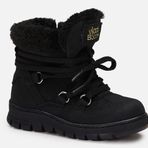 Vicco Kappa Hafif Unisex Siyah Kışlık Fermuarlı Kürklü Çocuk Botu