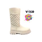 Vicco Kız Çocuk Lux Filet Çizme, Bej, 31