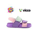 Vicco Krixi Ortopedik Çocuk Sandalet Lila