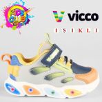 Vicco Lamb Işıklı Çocuk Spor Ayakkabı Çok Renkli - Gri