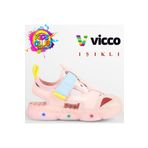 Vicco Live Ilk Adım Bebek Ortopedik Işıklı Çocuk Spor Sandalet Pudra