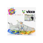 Vicco Lotus Akıllı Bağcıklı Işıklı Ortopedik Çocuk Spor Ayakkabı, Gri, 32 Beden
