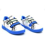 Vicco Picasso Bebe-Patik-Filet Işıklı Spor Ayakkabı Beyaz Saks Mavi