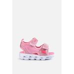 Vicco Roy Işıklı Kız Bebek Pembe Sandalet Pembe