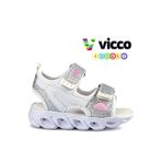 Vicco Roy Işıklı Ortopedik Çocuk Sandalet Beyaz