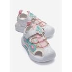 Vicco Unisex Çocuk Beyaz Rocket Işıklı Sandalet Patik