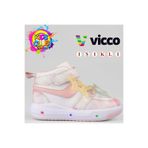 Vicco Yenni Phylon Kauçuk Taban Ortopedik Işıklı Çocuk Bot PUDRA